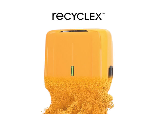 Hergestellt aus recycelten Materialien