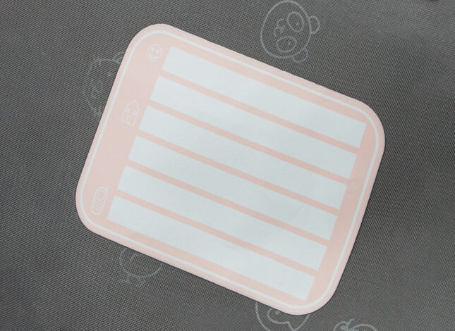 Praktisches Adressschild