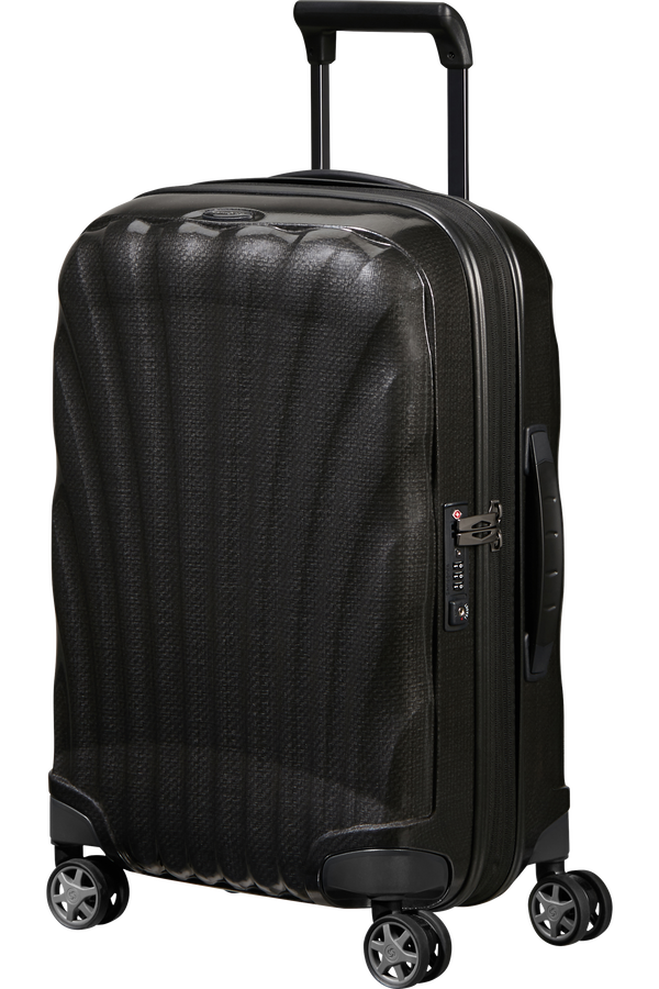 Samsonite C-Lite Spinner Expandable 55cm  Schwarz