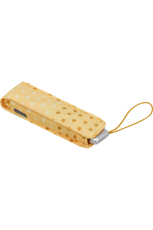 Samsonite Alu Drop S 3 Sect. Manual Flat  Pois jaune