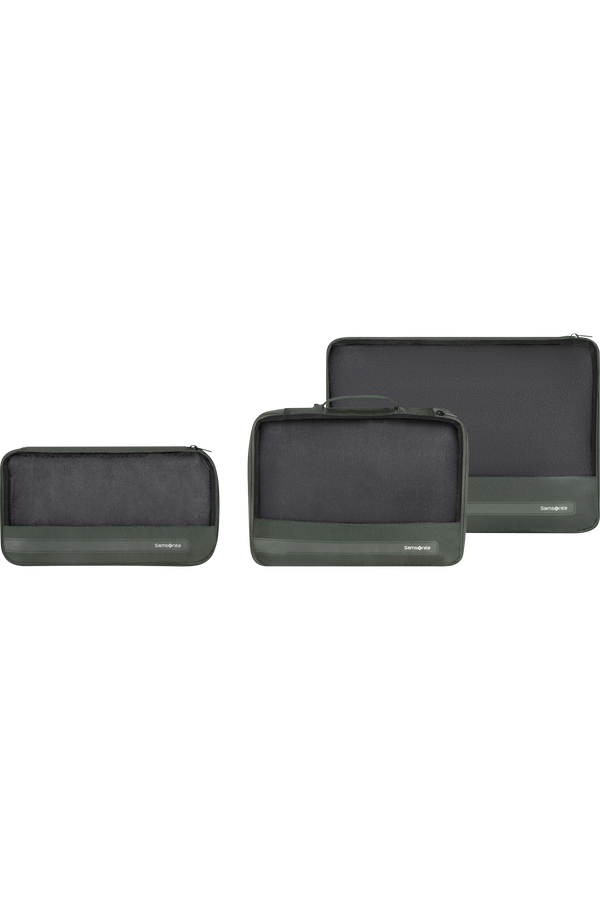 Samsonite Ta Revolution Set of 3 Packing Cubes  Gr&uuml;n
