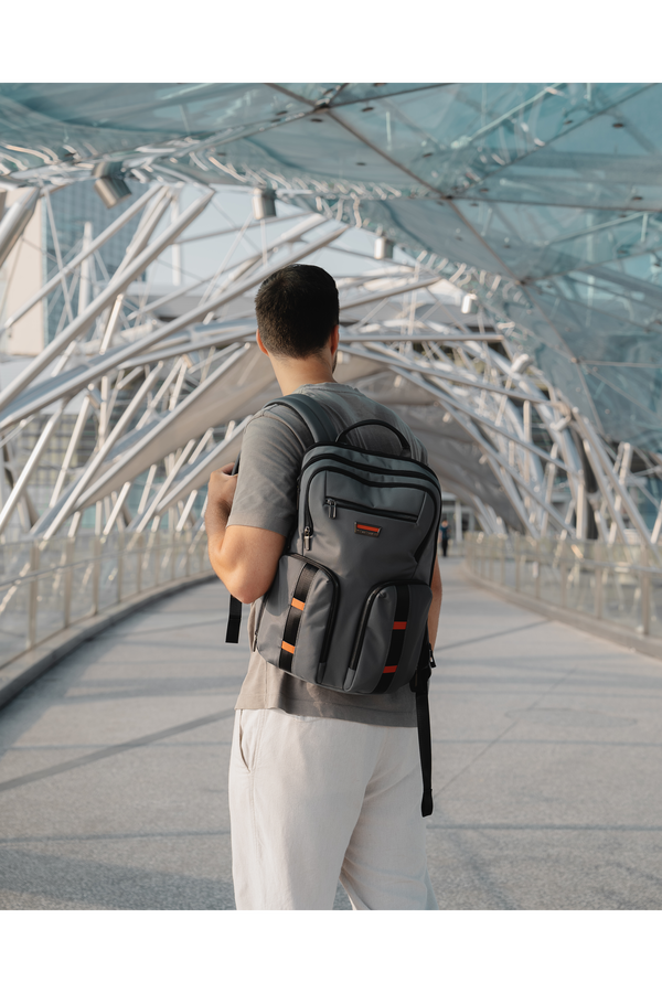 Samsonite Urban-Eye Backpack 15.6' 2 Pockets 15.6'  Grey/Cognac