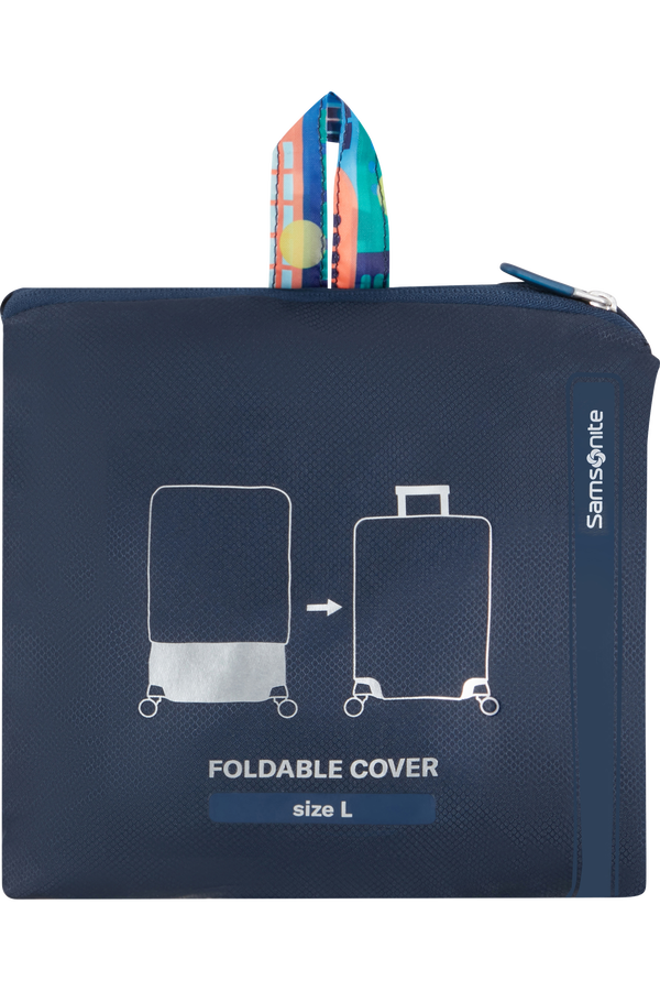 Samsonite Ta Revolution Foldable Luggage Cover L  City Print