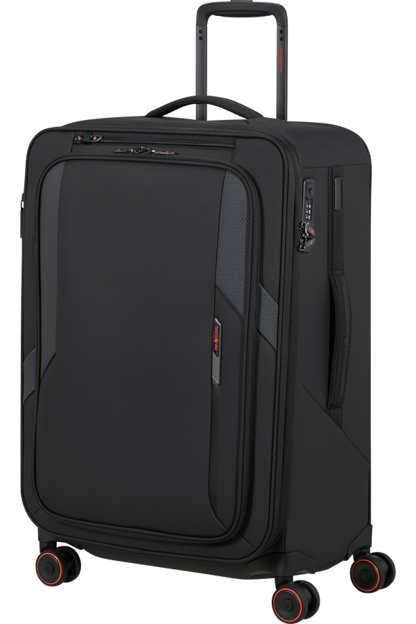 Samsonite Glazed Spinner Expandable 67cm  Schwarz