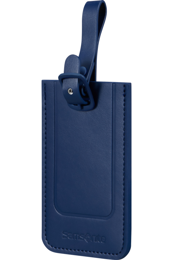 Samsonite Ta Revolution Rectangle Luggage Tag x2  Bleu nuit