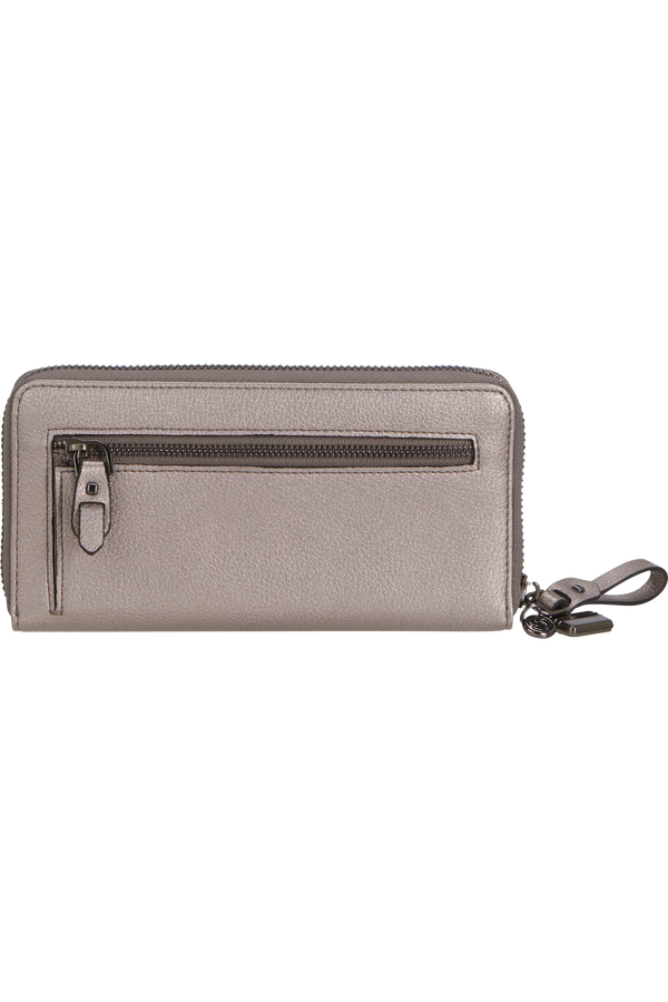 Samsonite Karissa 2.0 Slg 419 - L ZIP AROUND PU L  Argent