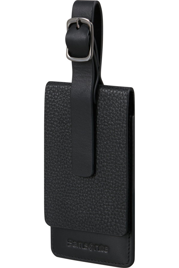 Samsonite Ta Revolution Leather Luggage Tag  Schwarz