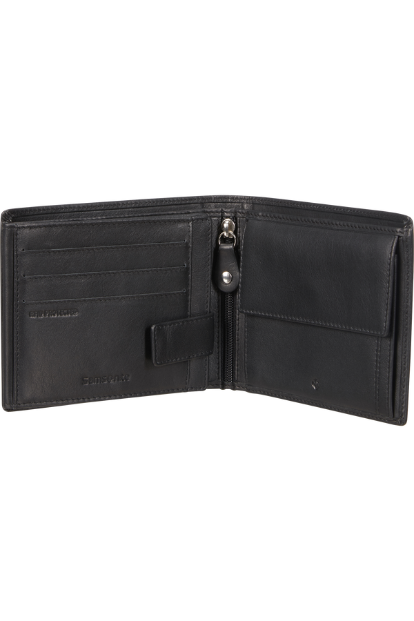 Samsonite Attack 2 Slg 037 - B 9CC+2HFL+ZIP+2C  Schwarz