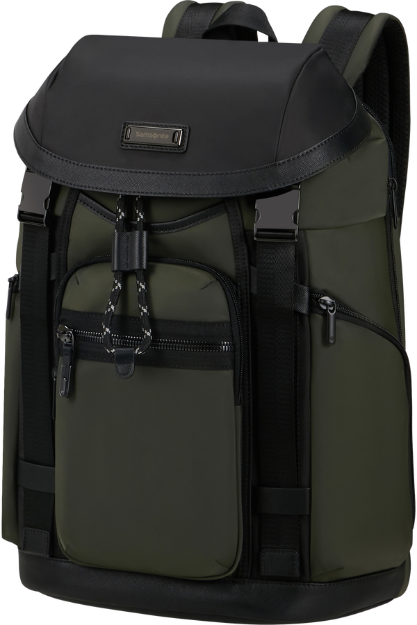 Samsonite Relyon Backpack M 15.6'' with flap  Grün