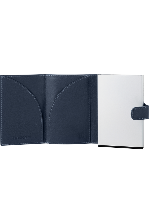 Samsonite Alu Fit 202 - Slide-up Wallet  Bleu