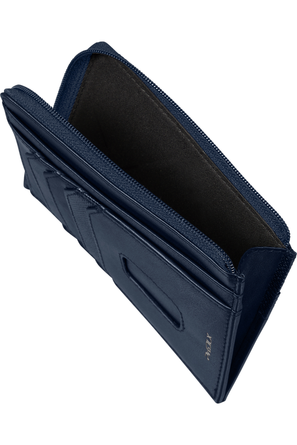Samsonite Pro-Dlx 6 Slg 727-ALL IN ONE WALLET ZIP  Night Blue