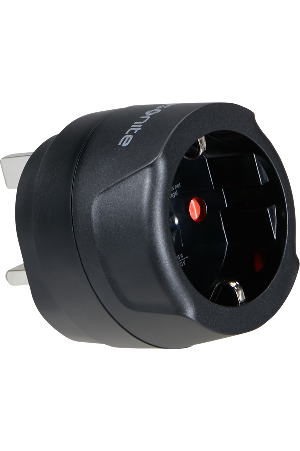 Samsonite Travel Accessories Europe to uk Adaptor Schwarz