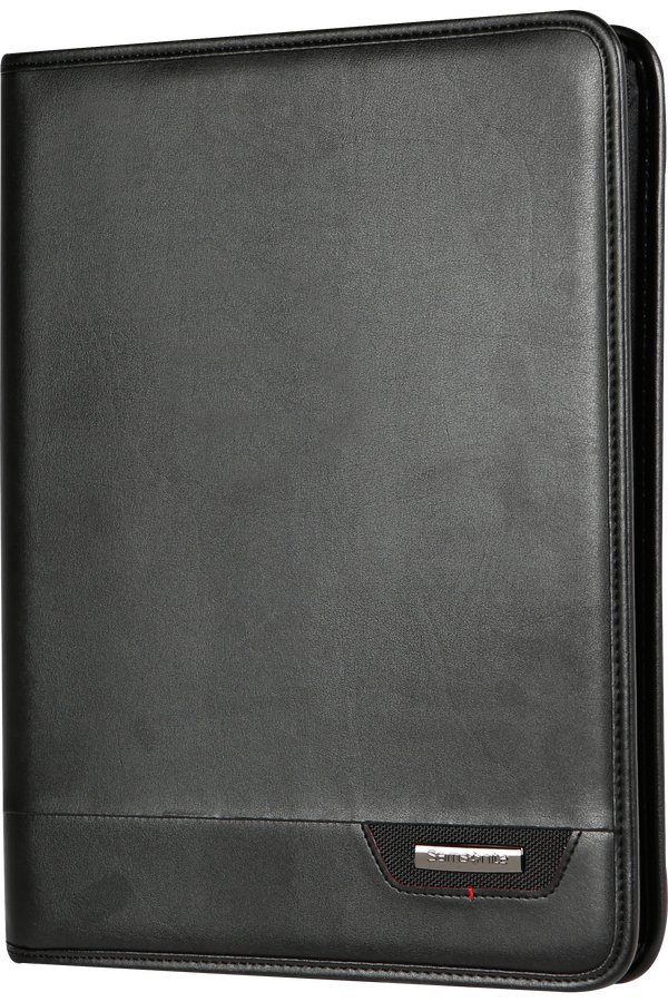 Samsonite Stationery Pro-Dlx 4 Zip Folder A4 + Det Binder Noir