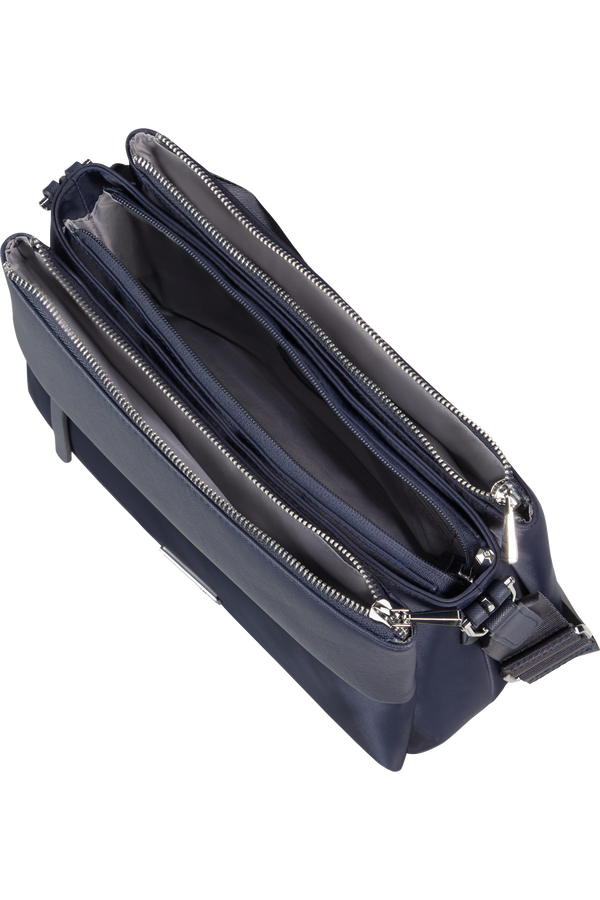 Samsonite Zalia 3.0 H.Shoulder Bag 3 Comp  Bleu fonc&eacute;