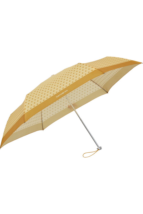 Samsonite Alu Drop S 3 Sect. Manual Flat  Pois jaune