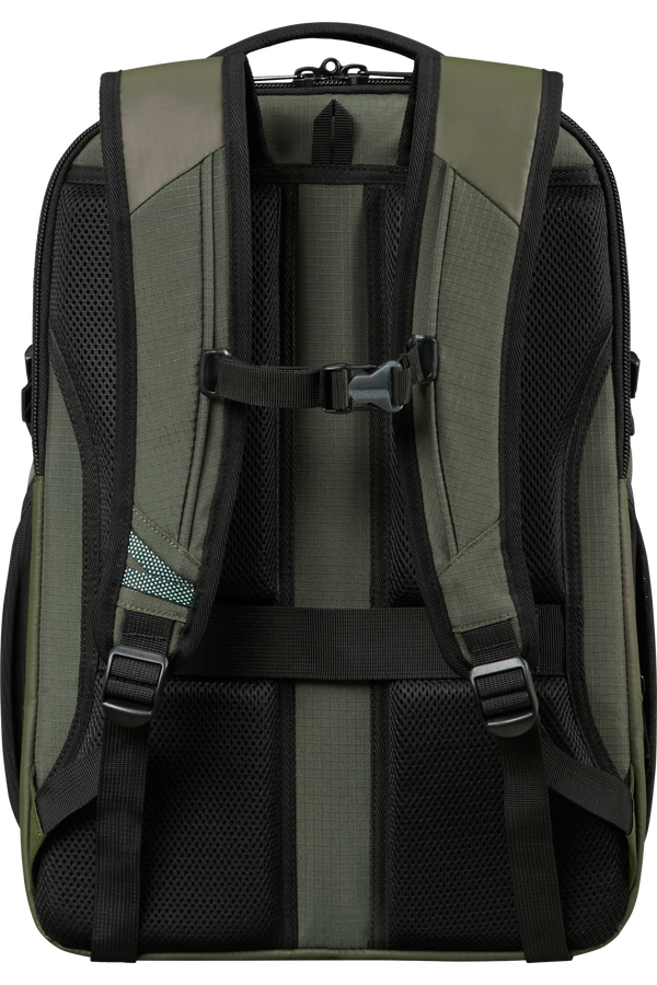 Samsonite Roadseeker Laptop Backpack Expandable L  Vert olive fonc&eacute;
