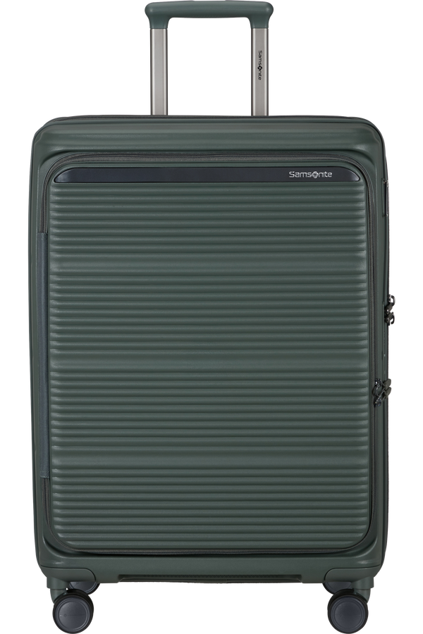 Samsonite Paralux Spinner Expandable Medium Sp 67cm  Vert olive