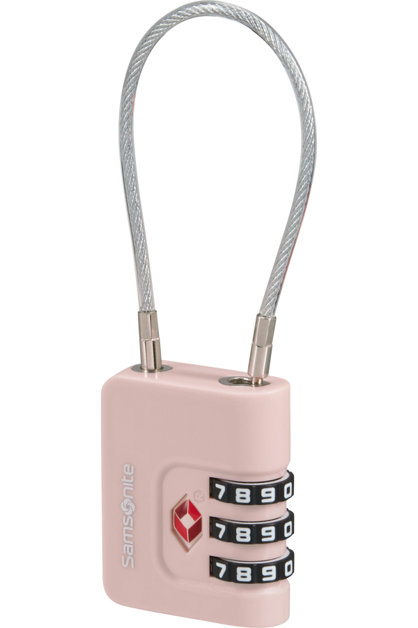 Samsonite Ta Revolution Cablelock 3 dial TSA  Rose