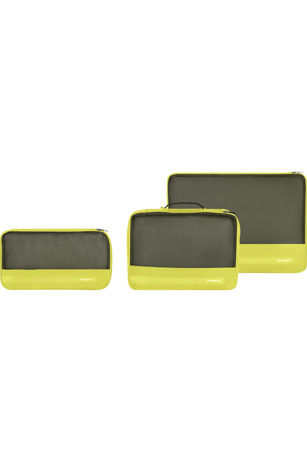 Samsonite Ta Revolution Set of 3 Packing Cubes  Lime