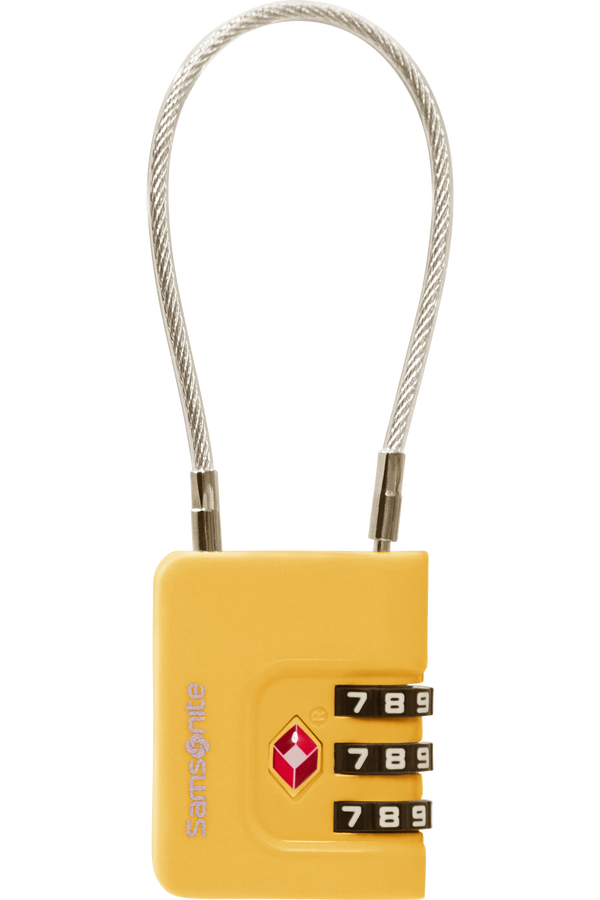 Samsonite Ta Revolution Cablelock 3 dial TSA  Jaune