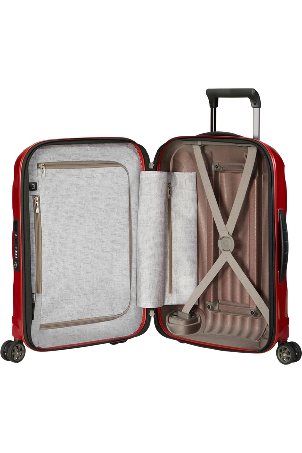 Samsonite C-Lite Spinner Expandable 55cm  Chili red