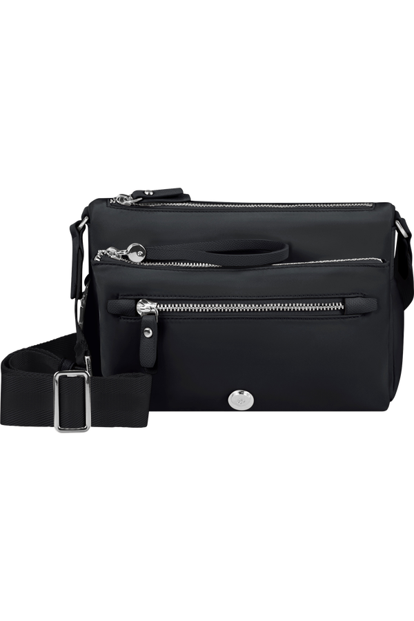 Samsonite Karissa Evo Shoulder Bag + Pouch  Schwarz
