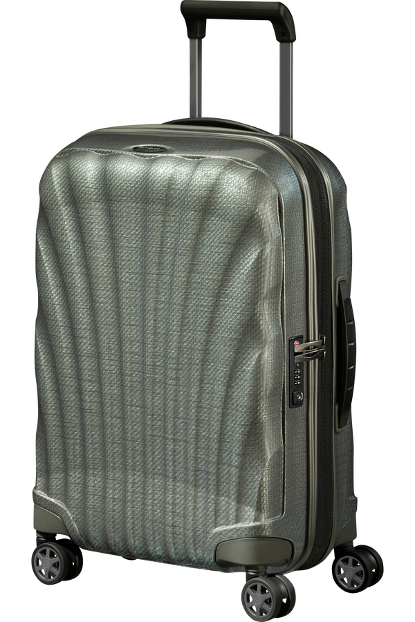 Samsonite C-Lite Spinner Expandable 55cm  Vert m&eacute;tal