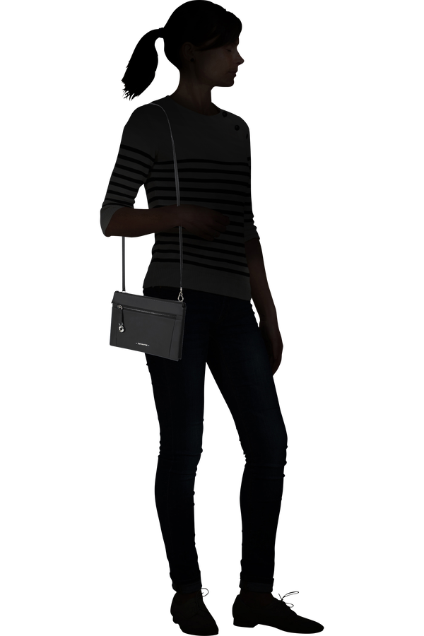 Samsonite Move Journey Mini Shoulder Bag 2 Compartments  Schwarz