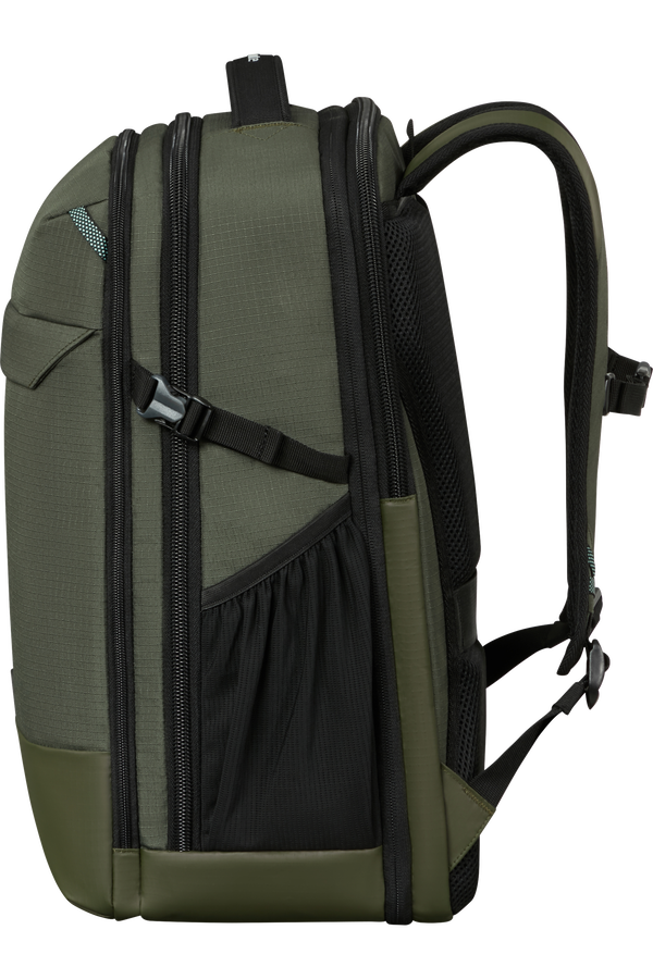 Samsonite Roadseeker Laptop Backpack Expandable L  Vert olive fonc&eacute;