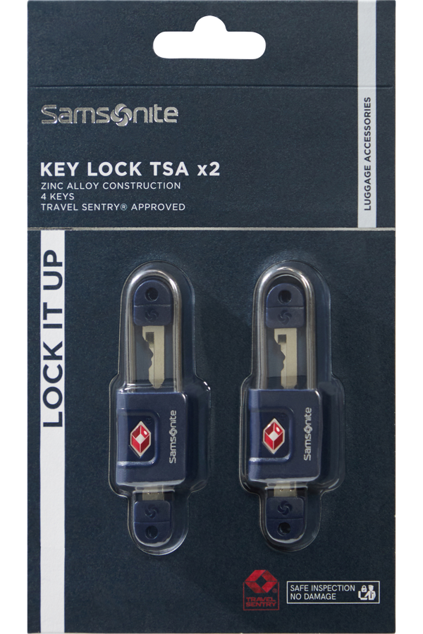 Samsonite Ta Revolution Key Lock TSA x2  Midnight Blue