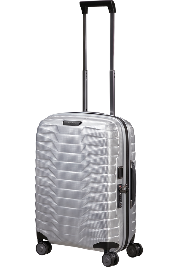 Samsonite Proxis Spinner Expandable Length 40cm 55cm  Silber