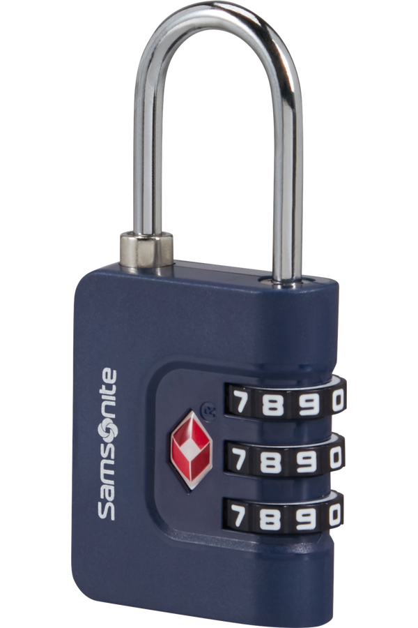 Samsonite Ta Revolution Combilock 3 dial TSA  Bleu nuit