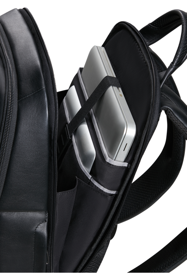 Samsonite Pro-Dlx 6 Leather Backpack 14.1'  Schwarz