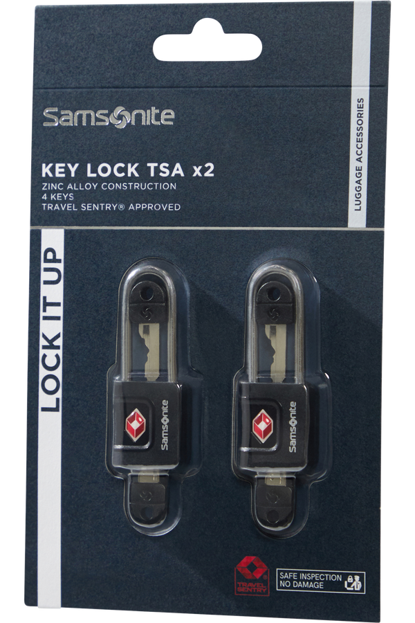 Samsonite Ta Revolution Key Lock TSA x2  Schwarz