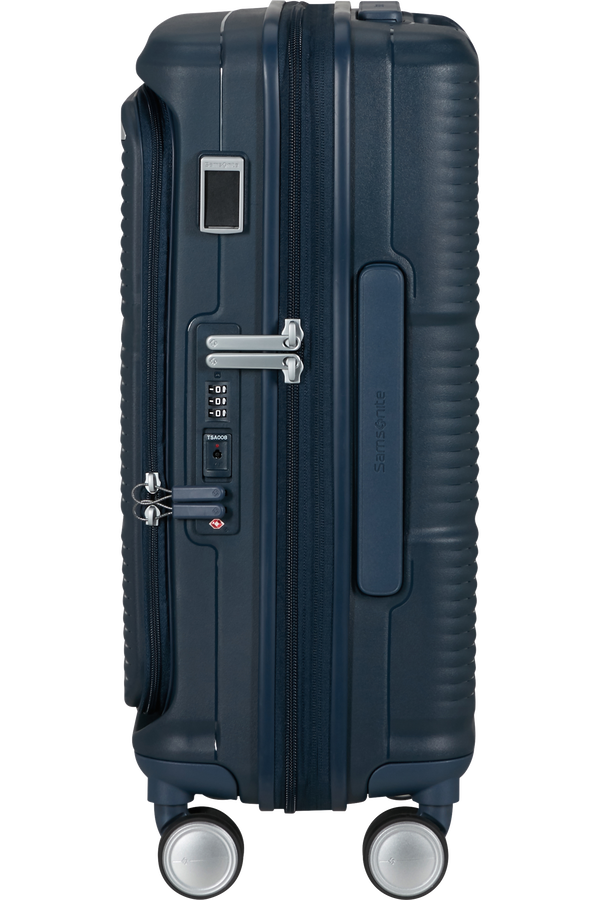 Samsonite Paralux Spinner Expandable Global Co 55cm  Bleu marine foncé