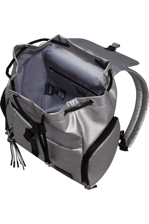 Samsonite Wander Last Backpack 3PKT 1 Buckle  Argent m&eacute;tal
