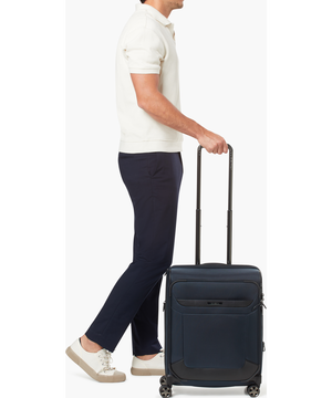 Pro-DLX 6 Valise &agrave; 4 roues Extensible 55cm 55 x 40 x 23/28 cm | 3.2 kg | Samsonite Pro-DLX 6 Spinner Expandable 55cm  Bleu