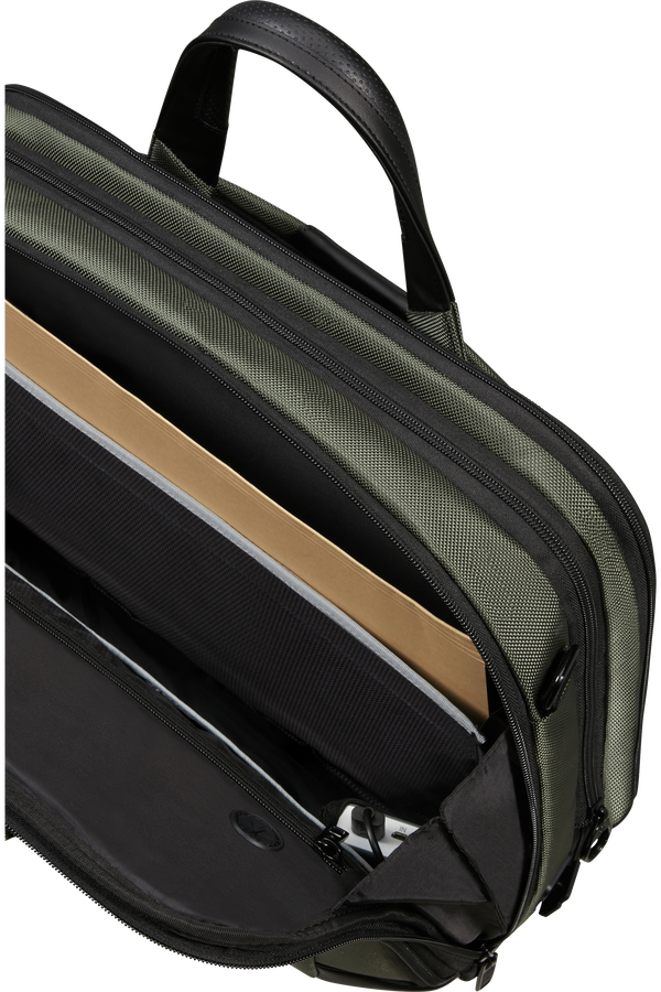 Samsonite Pro-Dlx 6 Bailhandle Expandable 15.6'  Vert