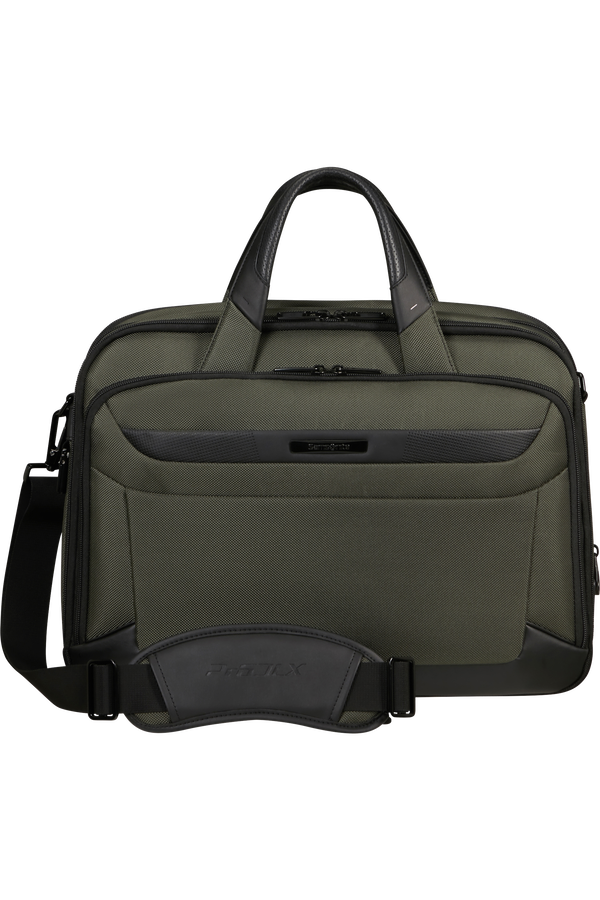 Samsonite Pro-Dlx 6 Bailhandle Expandable 15.6'  Vert