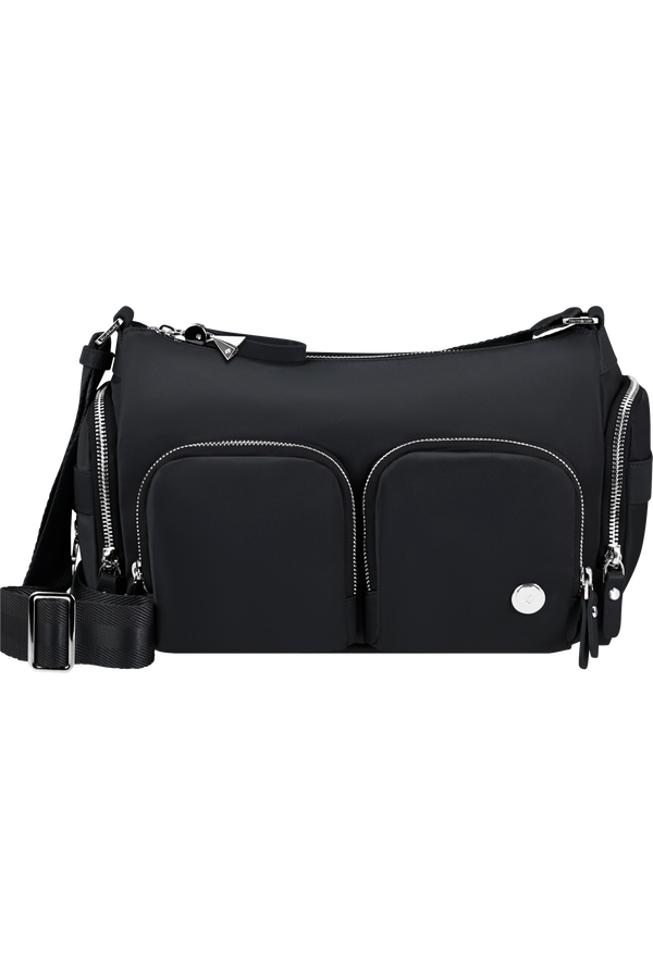 Samsonite Karissa Evo Shoulder Bag Multi Pkt  Schwarz