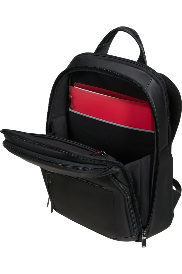 Samsonite Pro-Dlx 6 Leather Backpack 14.1'  Schwarz