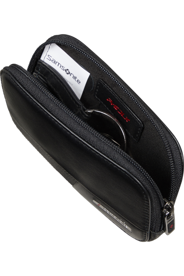 Samsonite Pro-Dlx 6 Slg 524 -Z ROUND KEY POUCH+2R  Schwarz