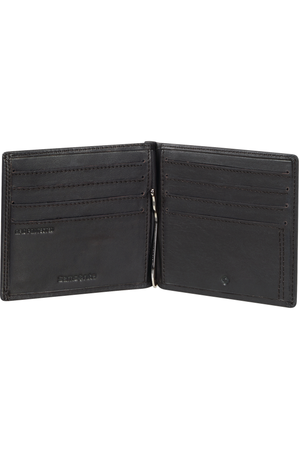 Samsonite Attack 2 Slg 709 - 8CC H+MONEY CLIP  Noir