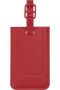 Samsonite Ta Revolution Rectangle Luggage Tag x2  Rouge