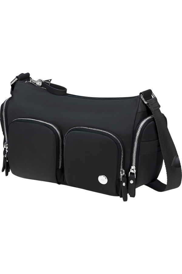 Samsonite Karissa Evo Shoulder Bag Multi Pkt  Noir