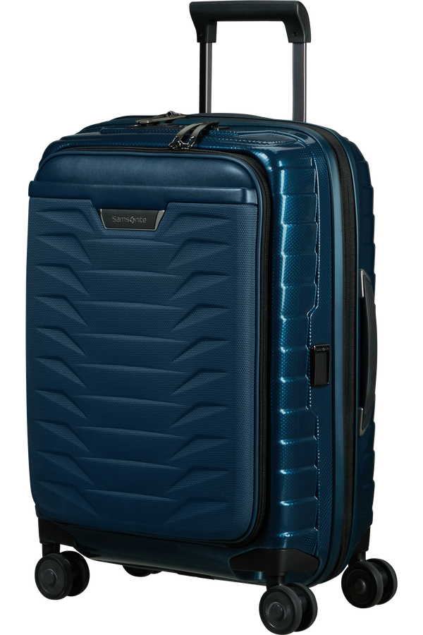 Samsonite Proxis Spinner Expandable Easy Access 55cm  Bleu p&eacute;trole