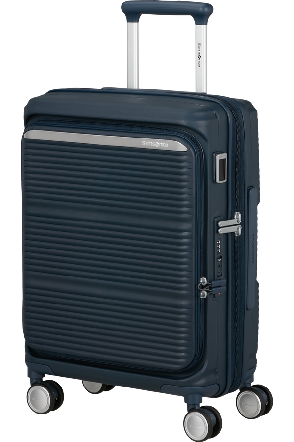 Samsonite Paralux Spinner Expandable Global Co 55cm  Bleu marine foncé