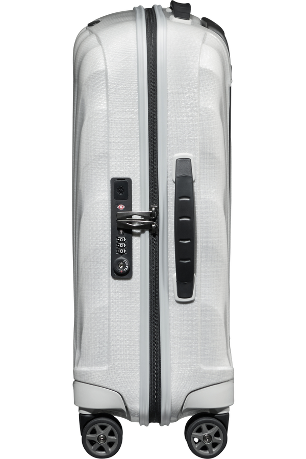 Samsonite C-Lite Spinner Expandable 55cm  Blanc cassé