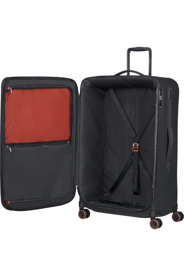 Samsonite Glazed Spinner Expandable 78cm  Schwarz