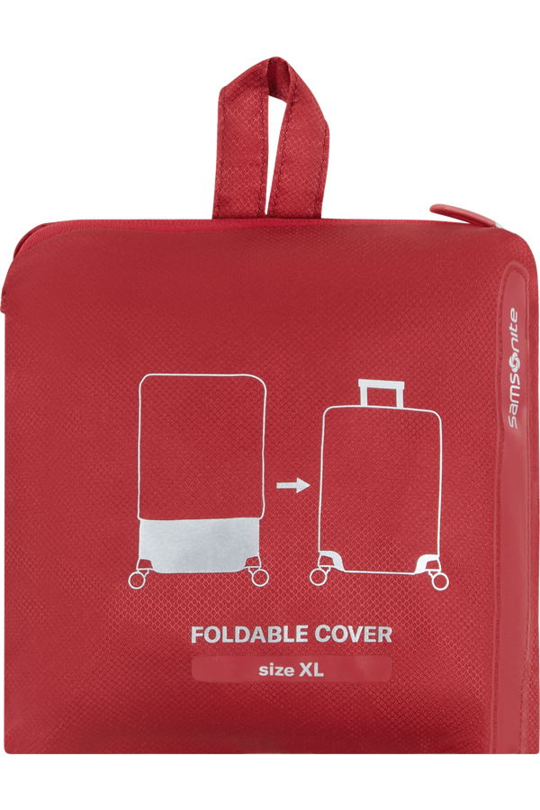 Samsonite Ta Revolution Foldable Luggage Cover XL  Rot